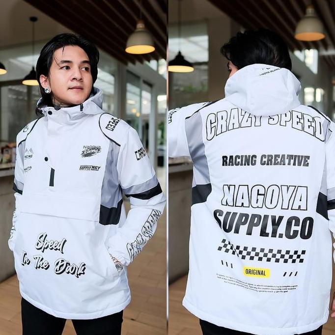 Jaket Cagoule Racing - Jaket Parasut Original Nagoya - Jaket Distro Murah Waterproof