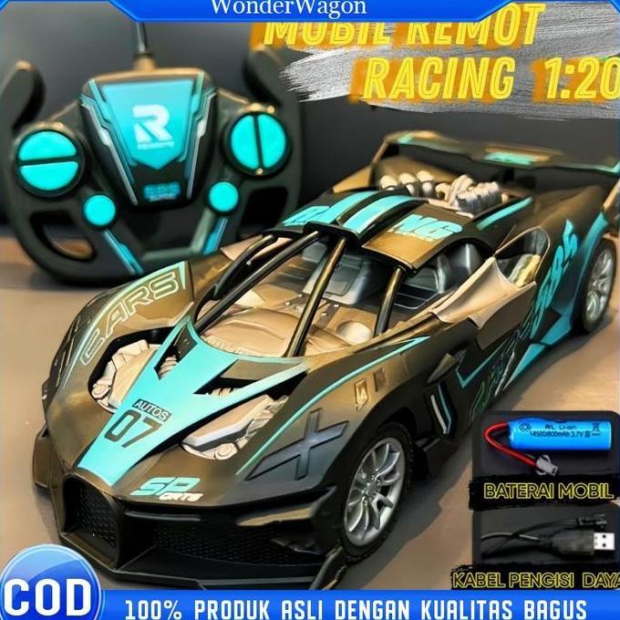 7lekkar - mobil balap remote control 2wd mobil balap remote control besar 1:18 kecepatan tinggi mobi