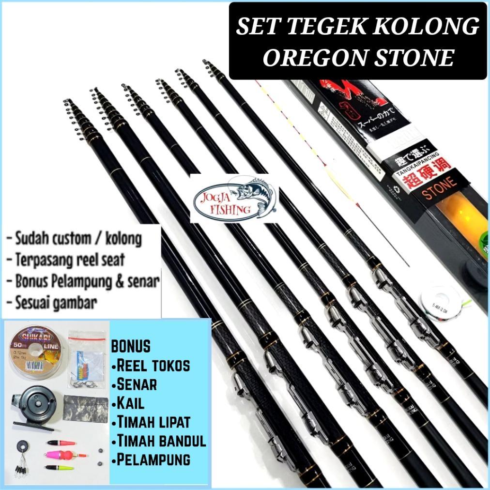 PROMO SET JORAN TEGEK KOLONG OREGON STONE 270 300 360 450 540 CARBON RING - REEL SEATTINGGAL PAKAI
