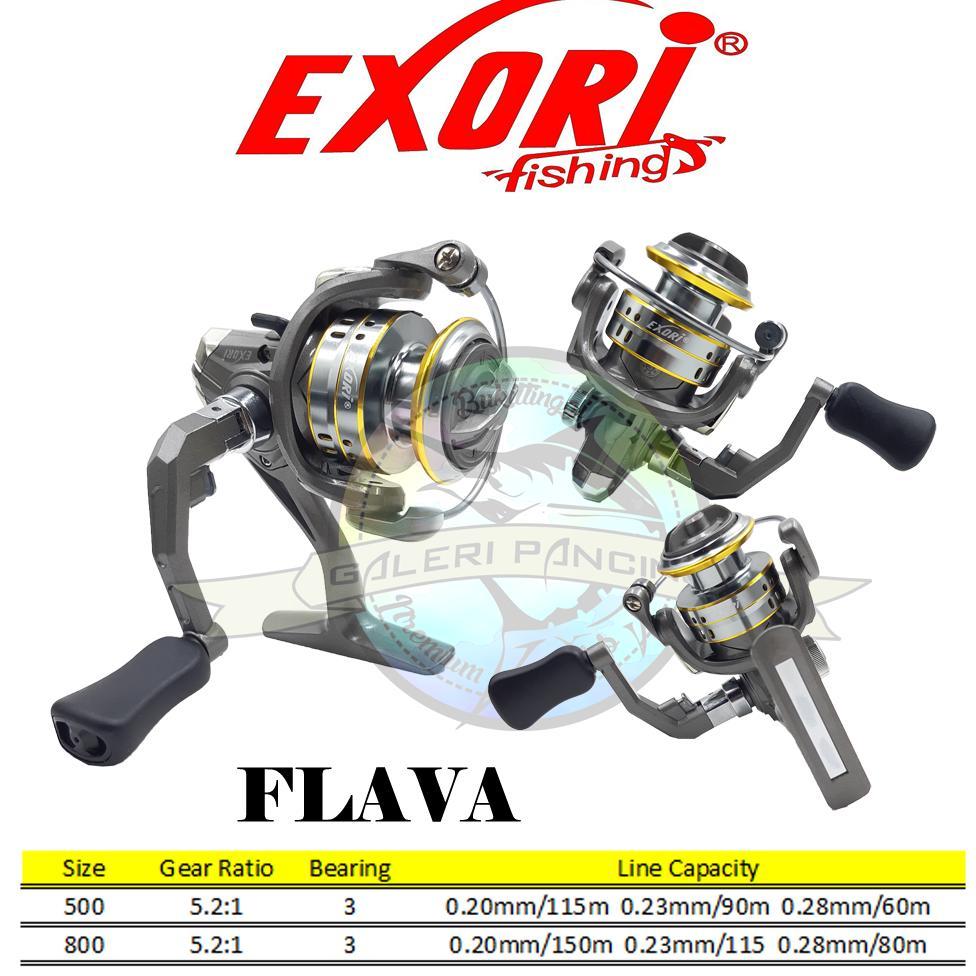 Reel Pancing Mini Exori Flava 500/800 3 Ball Bearing