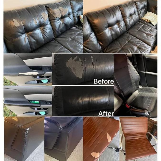 Stiker Kain Kulit Sintetis Tambal Robek Sofa Kursi Jok Mobil Motor