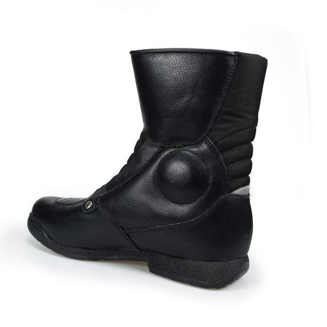 TOMKINS Polo Easy Boot - Hitam Sepatu Motor