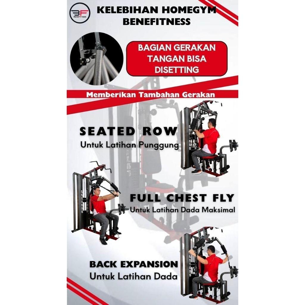 Home Gym Terkomplit Dan Terkokoh Di Indonesia | Hg 807 Legpress 1 Sisi Hg 6503 3 Sisi | Alat Fitness