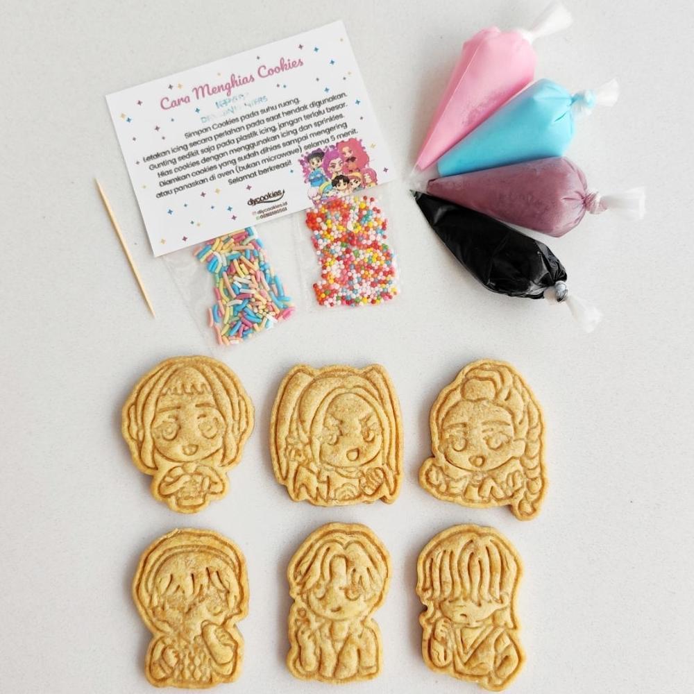 Demon Hunters DIY Cookies Kit | Kpop Demon Hunters Cookies | Cookies Demon Hunters | Hampers Demon H
