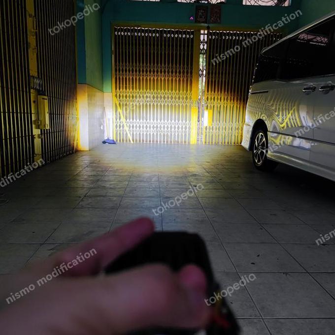 Promo biled projektor foglamp mobil motor mini proyektor foglamp laser led Diskon