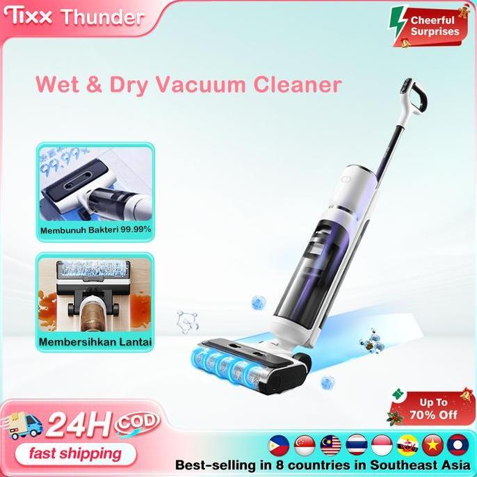 Nandashop21 - Diskon waktu terbatasTixx Wet Dry Vacuum Cleaner 25PA pakum klainer karpet Cordless Pe