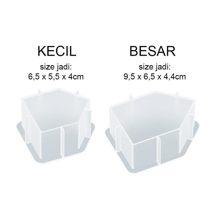 (Termurah) Cetakan Bentuk Rumah 3D / Hiasan Dekorasi Meja Props / Cetakan Silikon Cetakan Resin Seme