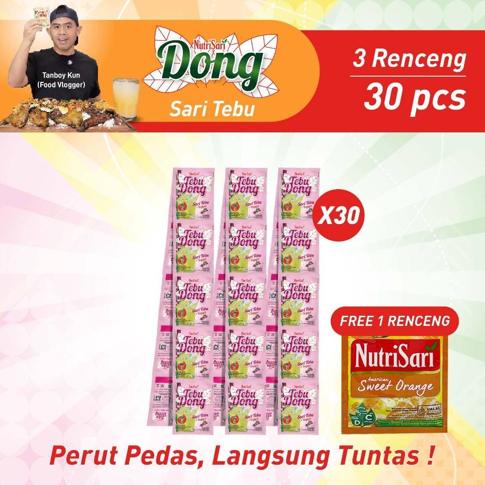 Nutrisari Tebu Dong 3 Renceng FREE 1 Renceng Nutrisari