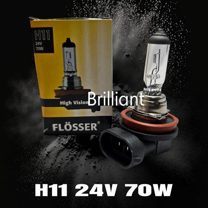 Promo Bohlam Halogen H11 - Flosser Original - 24v Diskon