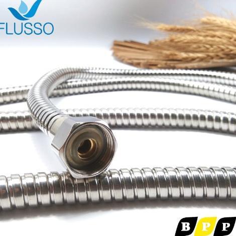 BESTPROMO Selang Fleksibel Sambungan Air Drat 1/2 Stainless FLUSSO | Selang Sambungan Water Heater |