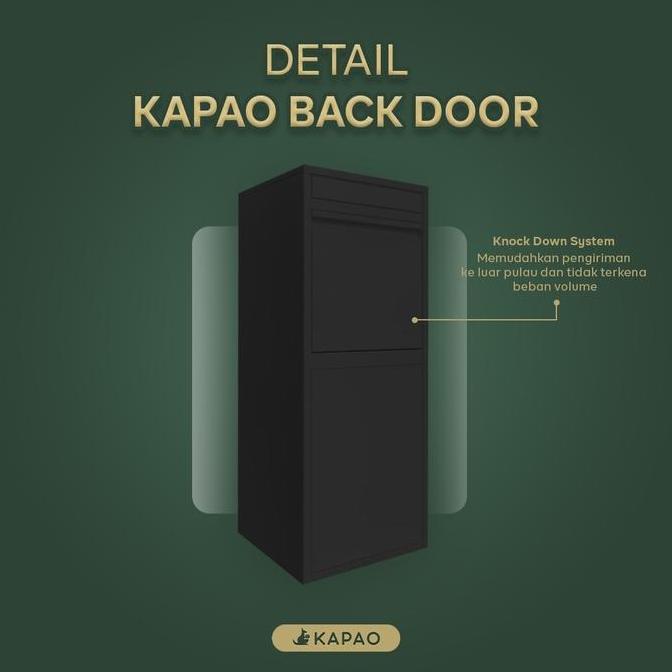 Kotak Paket penyimpanan paket Kapao Box Warna bervariasi