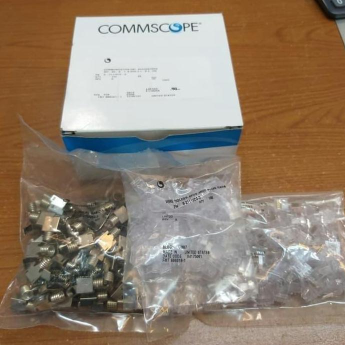 NEW ORIGINAL AMP Konektor RJ45 cat6 @100pcs / Connector AMP RJ 45 Cat 6