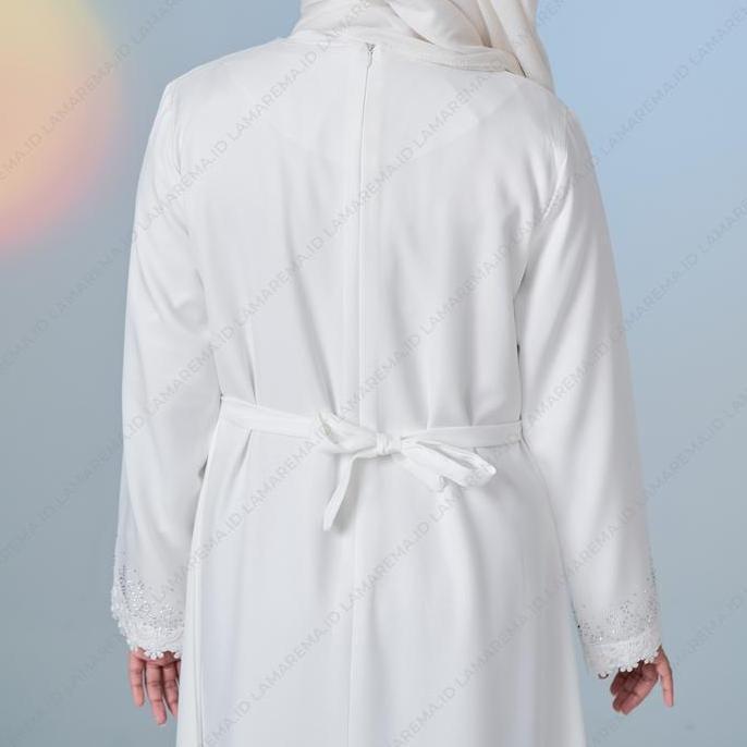 Gamis Putih Wanita Mewah Abaya Putih Turkey Mewah Baju Gamis Abaya Putih Terbaru