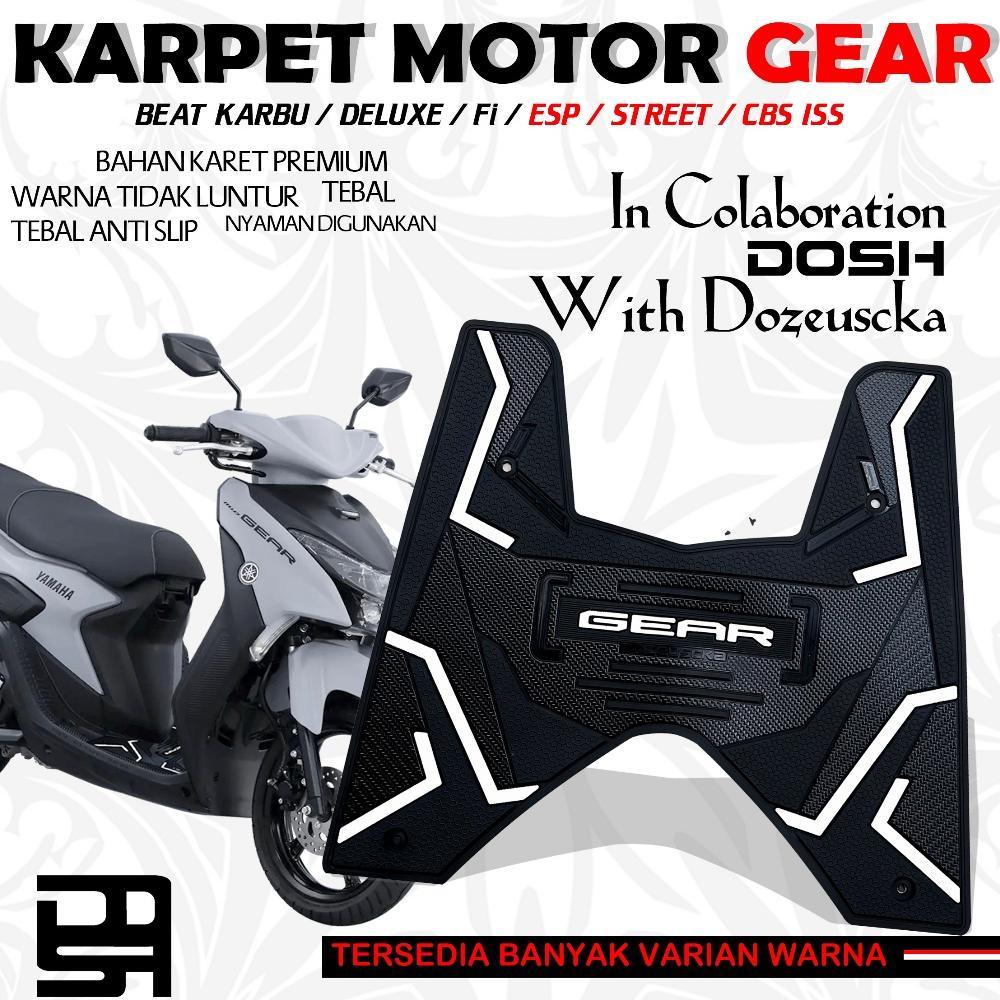 Karpet Motor Gear 125 - Karpet Gear 125 - Alas Kaki Gear - Pijakan kaki gear - Karpet motor Yamaha G