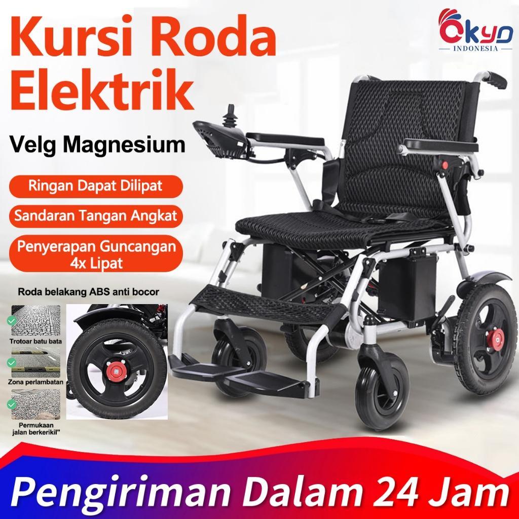 Kursi Roda Listrik Cerdas Sepenuhnya Otomatis / Kursi Roda Elektrik Bisa Lipat Full Otomatis /Kursi 