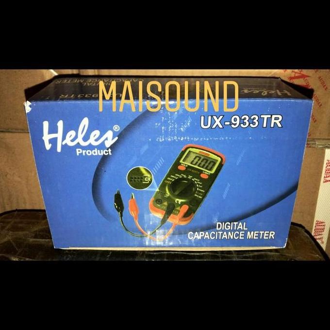 Kapasitor Meter Heles Ux 933 Tr Capacitance Meter Ux933Tr Termurah