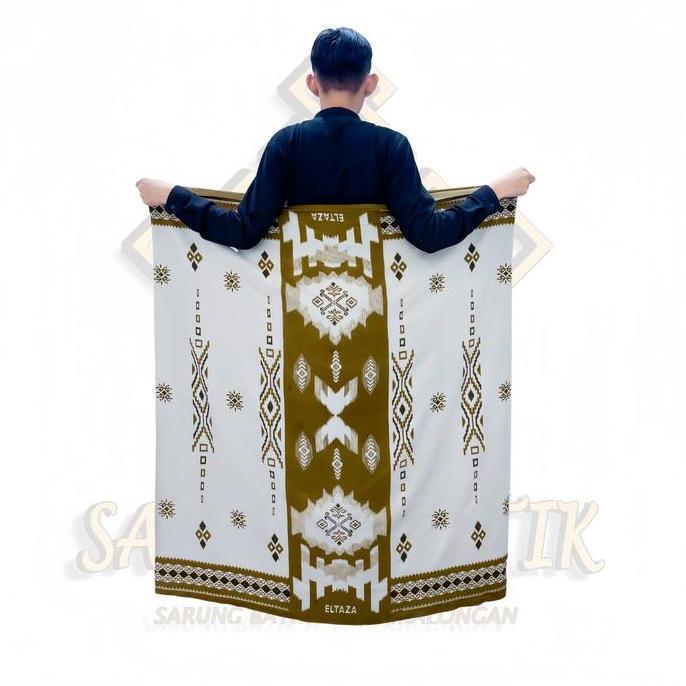 Disiniaja- Buy 1 Get 1 Sarung Eltaza Rayon Motif Andara Batik Pekalongan Printing Pria Dewasa Muslim