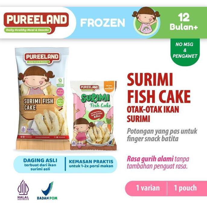 Sandmilk- Pureeland Baby Surimi Fish Cake / Otak-Otak Ikan Surimi / Frozen Mpasi
