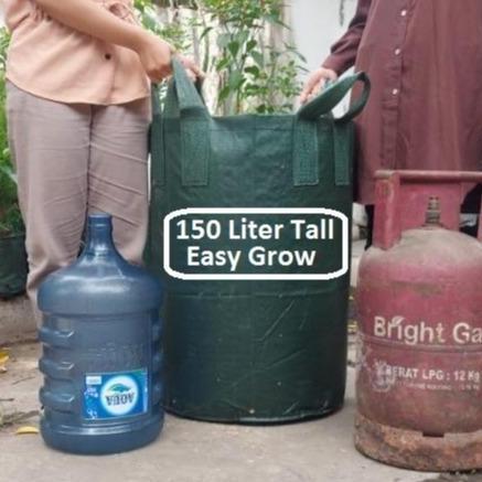 Grdwix- Planter Bag 150 Liter Tall Original Easy Grow - Planter Bag - Pot Planter - Pot Besar - Easy