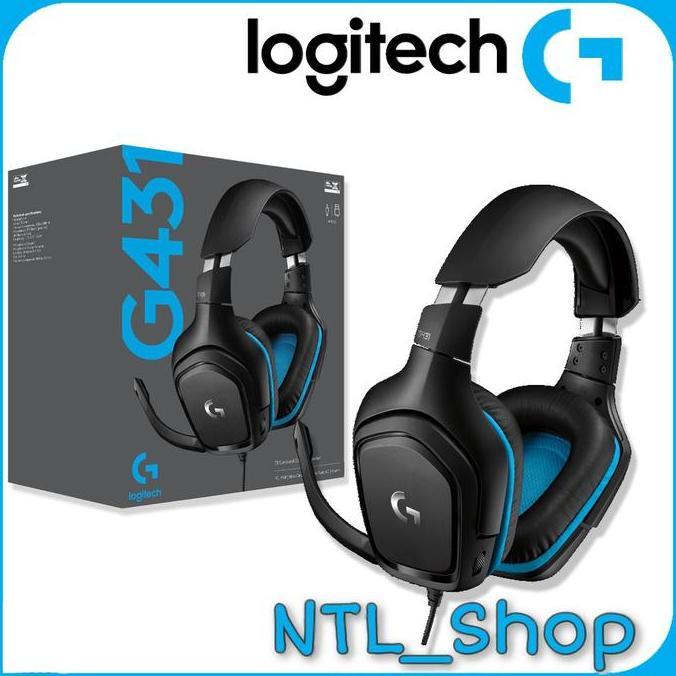 TERMURAH - LOGITECH G431 7.1 SURROUND SOUND GAMING HEADSET Garansi 2thn