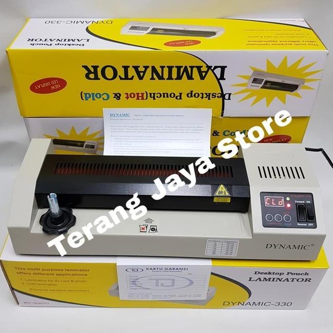 Troffice- Mesin Laminating Dynamic 330 Led Mesin Laminator Dynamic-330Led Laminating Machine A3 Dyna