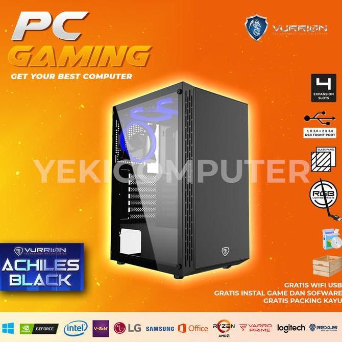 Pc Rakitan Gaming Intel Core I7 4770 I Rx 580 8Gb I Ssd - Rakitan Gaming Pc Allshop