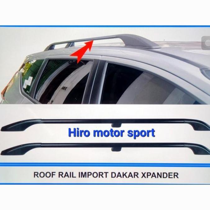 ROOF RAIL XPANDER MODEL DAKAR ORIGINAL DAN TERPERCAYA