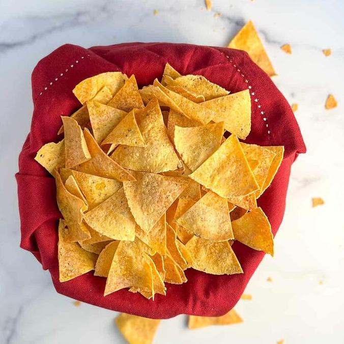 Fried Yellow Corn Tortilla Chips (Nachos) - 1 kg HS