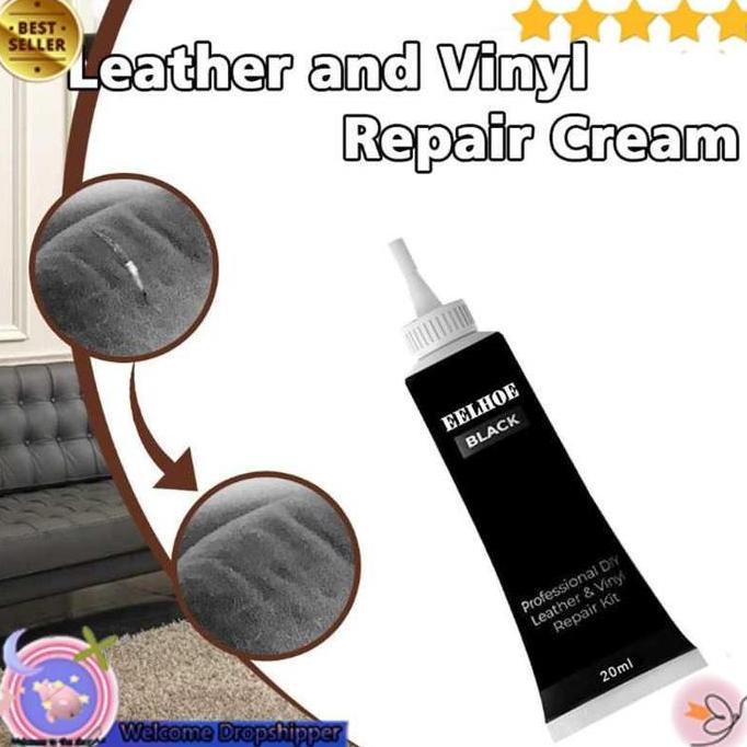 DRAMANINE Yourfavproduct EELHOE Krim Dempul Filler Reparasi Jok Kulit Mobil Repair Liquid 20ml - G-9