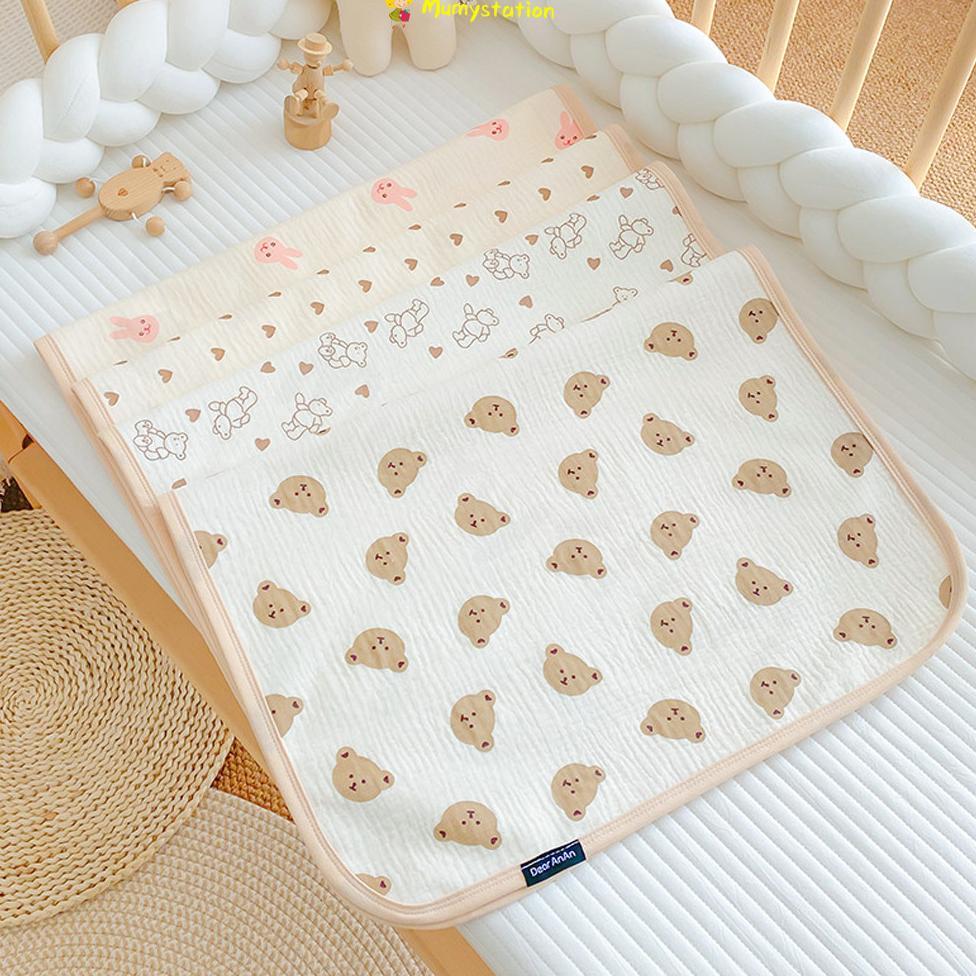 pengiriman cepat Mumystation Perlak Terpal 70*50cm Alas Ompol Bayi