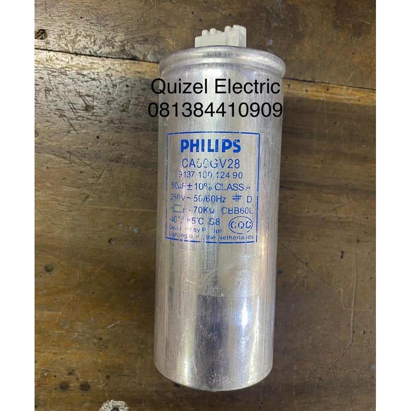 Kapasitor 50Uf 50 Mikro Diskon
