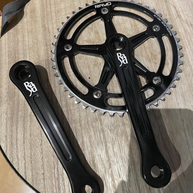 TERLARIS - Crank RAYD bcd144 47t 48t fixie track