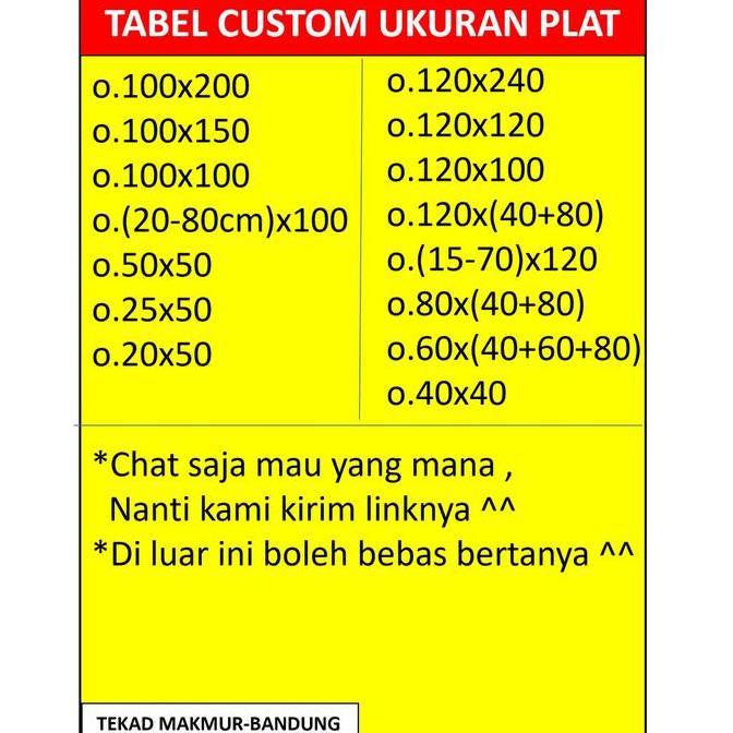 120x100 - Besi Ram Speaker - Ram Grill Lubang