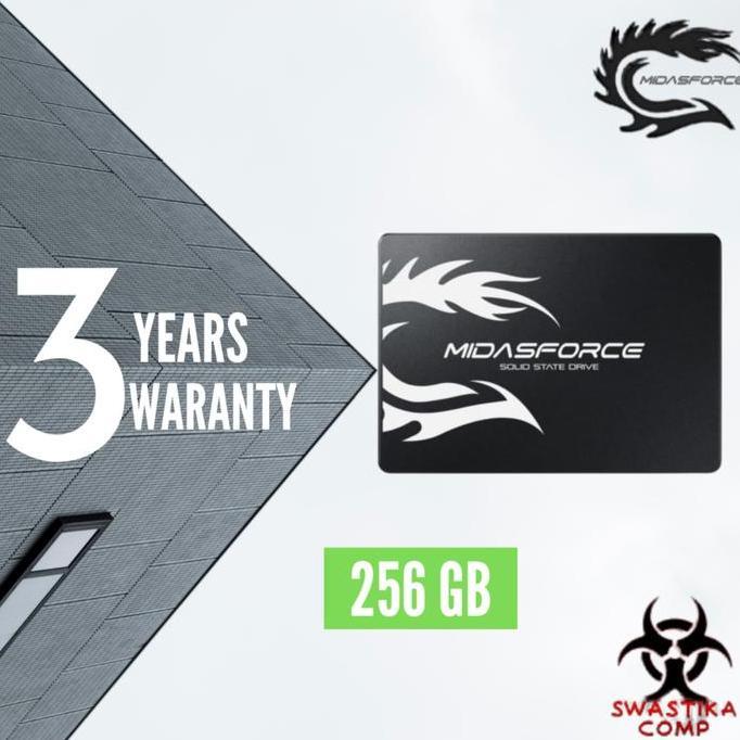 SSD 256GB MIDASFORCE SUPER LIGHTNING SATA III 6GB/S - SSD 256 GB MIDAS