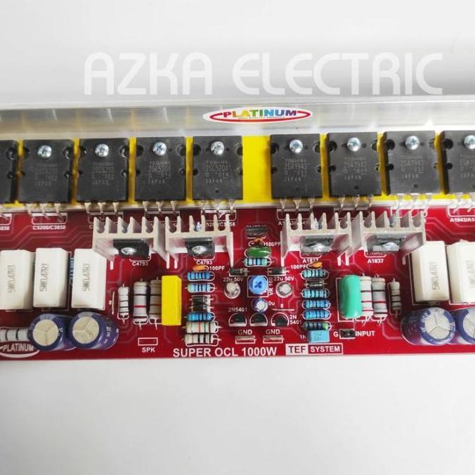 Kit Power Amplifier SOCL Super OCL Mono 1000W Plus TR Toshiba