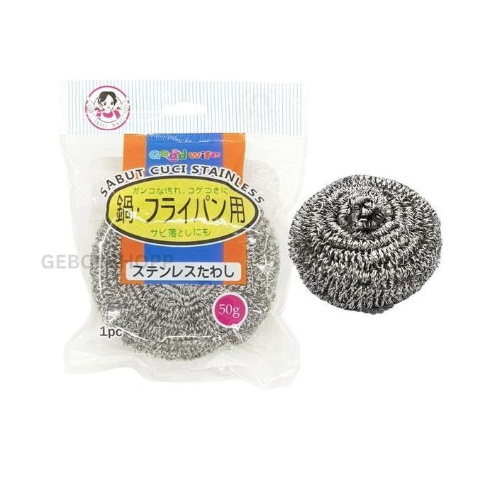 Washyt- [Paket 6Pcs] Sabut Besi Cuci Piring / Sabut Jaring / Sabut Stainless Steel