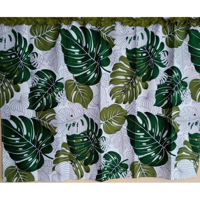 Dimari- Gorden Hordeng Korden Kolong Dapur Bawah Meja Kompor Kain Katun Aneka Motif Bunga Batik