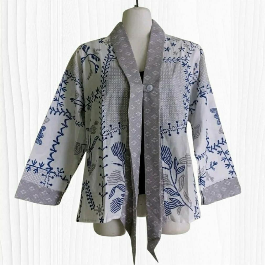 HIGH DEMAND Kardigan KARTINI BORDIR kardigan batik wanita kekinian cardigan batik modern style kardi
