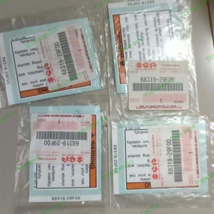 stiker sticker warning skywave hayate