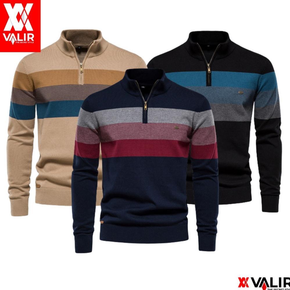 NEW Valir Santiago Sweater Rajut Pria Tebal Model Casual Terbaru Original Branded [terbaik][terlaris