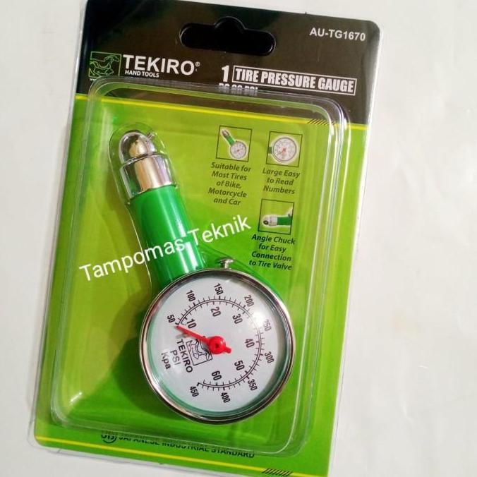 Indusprik- Pengukur Tekanan Ban Tekiro Alat Ukur Ban 0-60Psi Psi