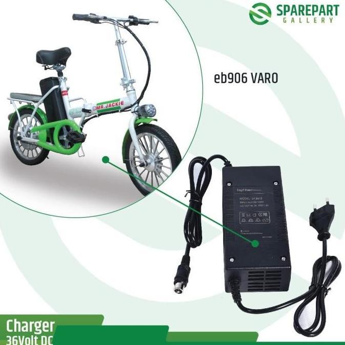 Siap Kirim Sparepart Charger Sepeda Listrik 36Volt Dc Mr.Jackie Eb904&Eb906 Original