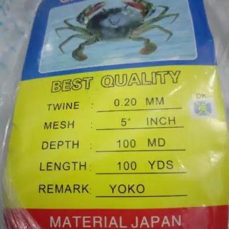 NEW jaring ikan senar 020 5 inchi lubang besar