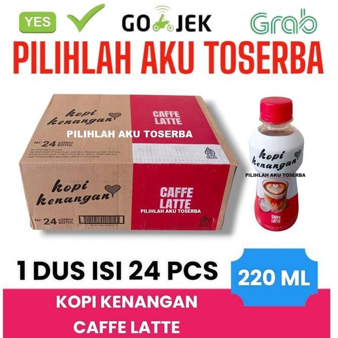 KOPI KENANGAN CAFFE LATTE COFFEE 200 ml - ( 1 DUS isi 24 botol )