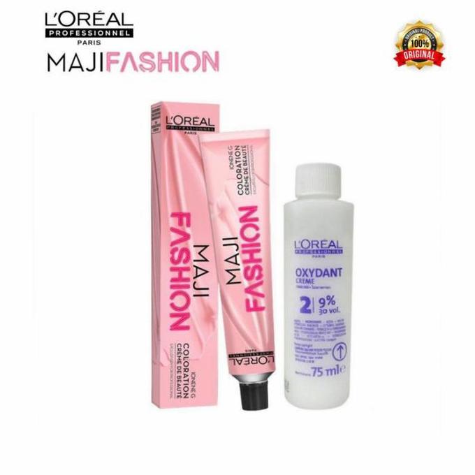 Cat Pewarna Rambut L'oreal Maji Fashion 50ml 7.3 GOLDEN TAN