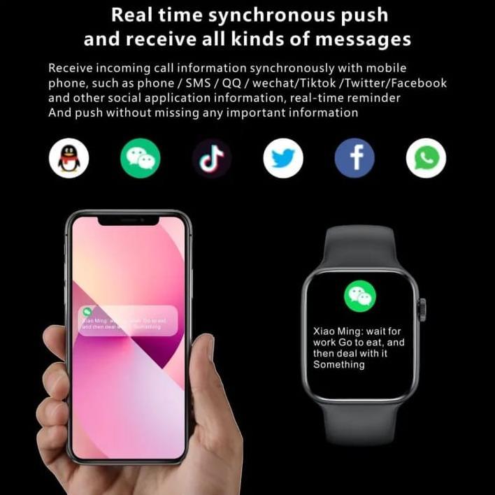 BIG PROMO Jam Tangan Hp Pintar Android Smartwatch Anak Pria Wanita Dewasa Pelacak Kalori Monitor kes