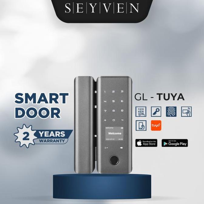 SEYVEN Smart Door Lock Kunci Pintu Digital Lock with APP Sliding Door Lock Usb Pintu Kaca