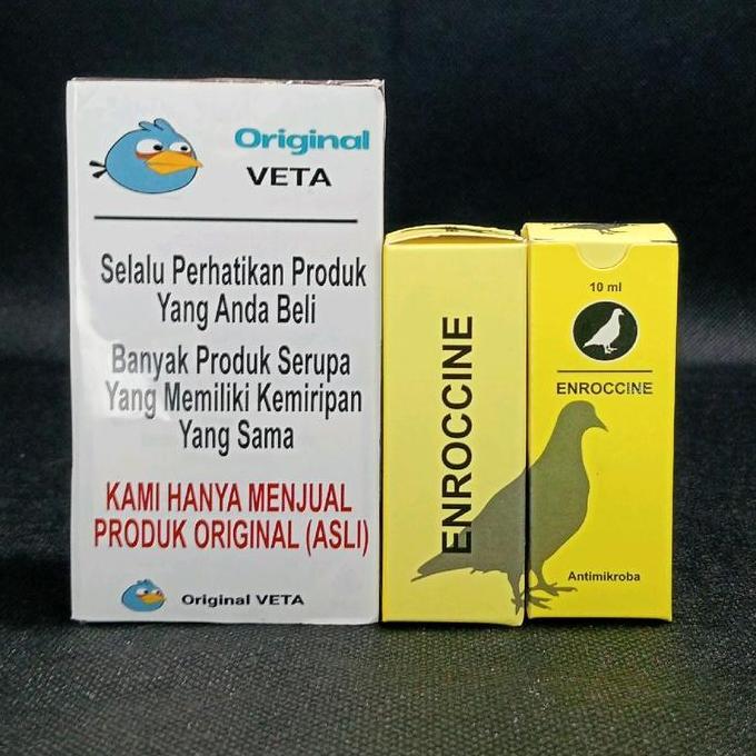 Bridwoi- Enroccine Vitarest 10Ml Obat Burung Diare Berak Hijau Kapur Antimikroba