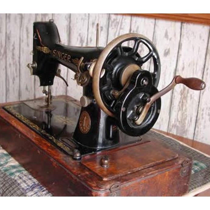 Ontelan tangan untuk mesin jahit klasik traditional - hand crank for vintage sewing machine