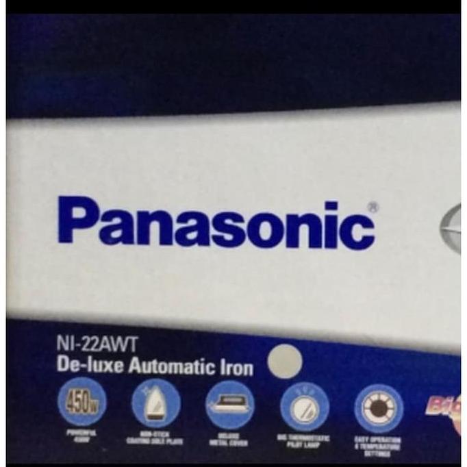 PANASONIC Seterika NI-22AWT/Setrika PANASONIC NI 22AWT/Gosokan Panasonik